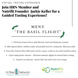 NutriFit's Virtual Guided Tasting Experience