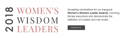2018 Women's Wisdom Leader Awards